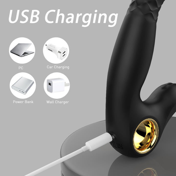YoYoLemon Prostate Massager Stimulátor bodu P pro muže, vibrátor bodu G a klitorisu pro ženy